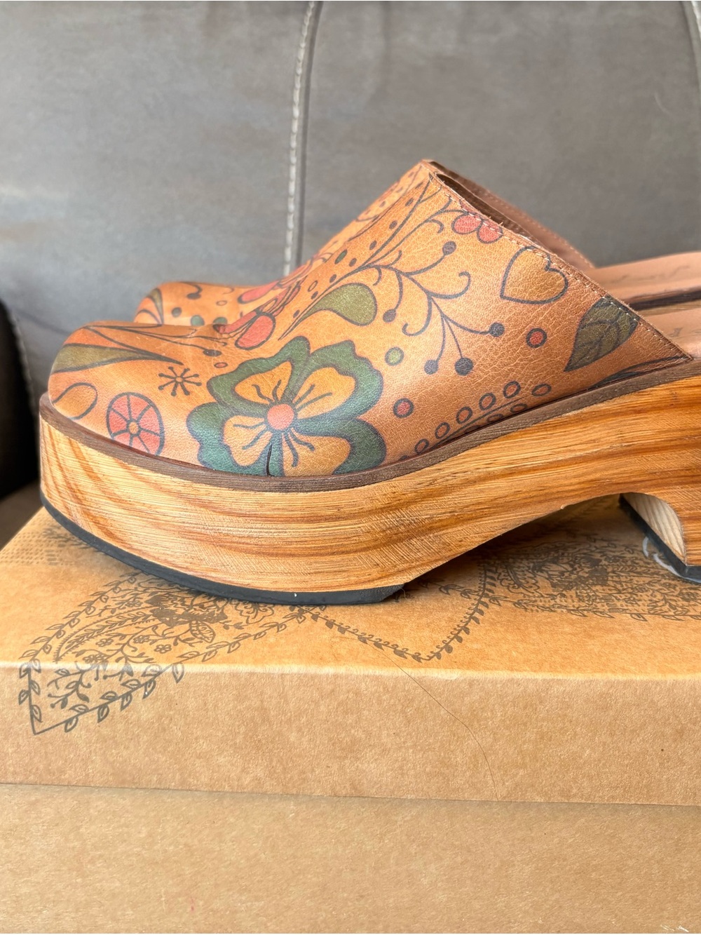 Free People Patsy Printed Clogs - Picture 8 of 11